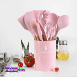 Kit Master de Silicone - 12 Peças - Rosa