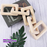 Colar de Mesa Elo - Square - Branco