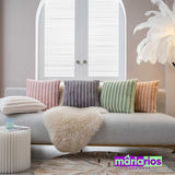 Almofada Stripes - Plush - Cinza