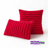 Almofada Stripes - Plush - Vermelho