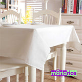 Toalha de Mesa Basic com Renda - Branca