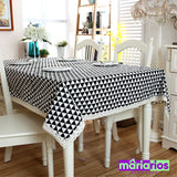 Toalha de Mesa Basic com Renda - Branca