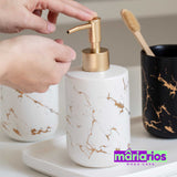 Dispenser Marmorizado - Preto