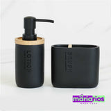 Dispenser Wood - Preto